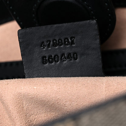 Gucci Soft GG Supreme Monogram Bees Small Crossbody Tote Beige Oro Black 7 of 13