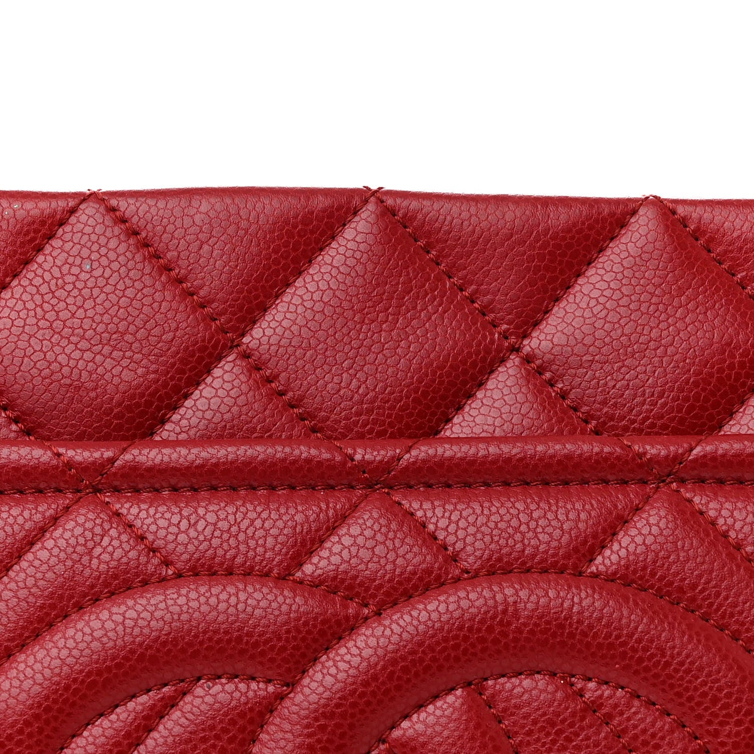 Chanel Caviar Quilted Timeless CC Soft Tote Red 10 of 14