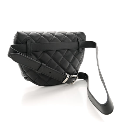 Chanel Calfskin Quilted Waist Belt Bag Black 3 of 11