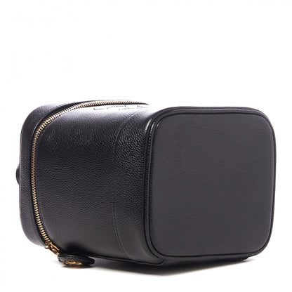 Chanel Caviar Cosmetic Vanity Bag Black 3 of 9