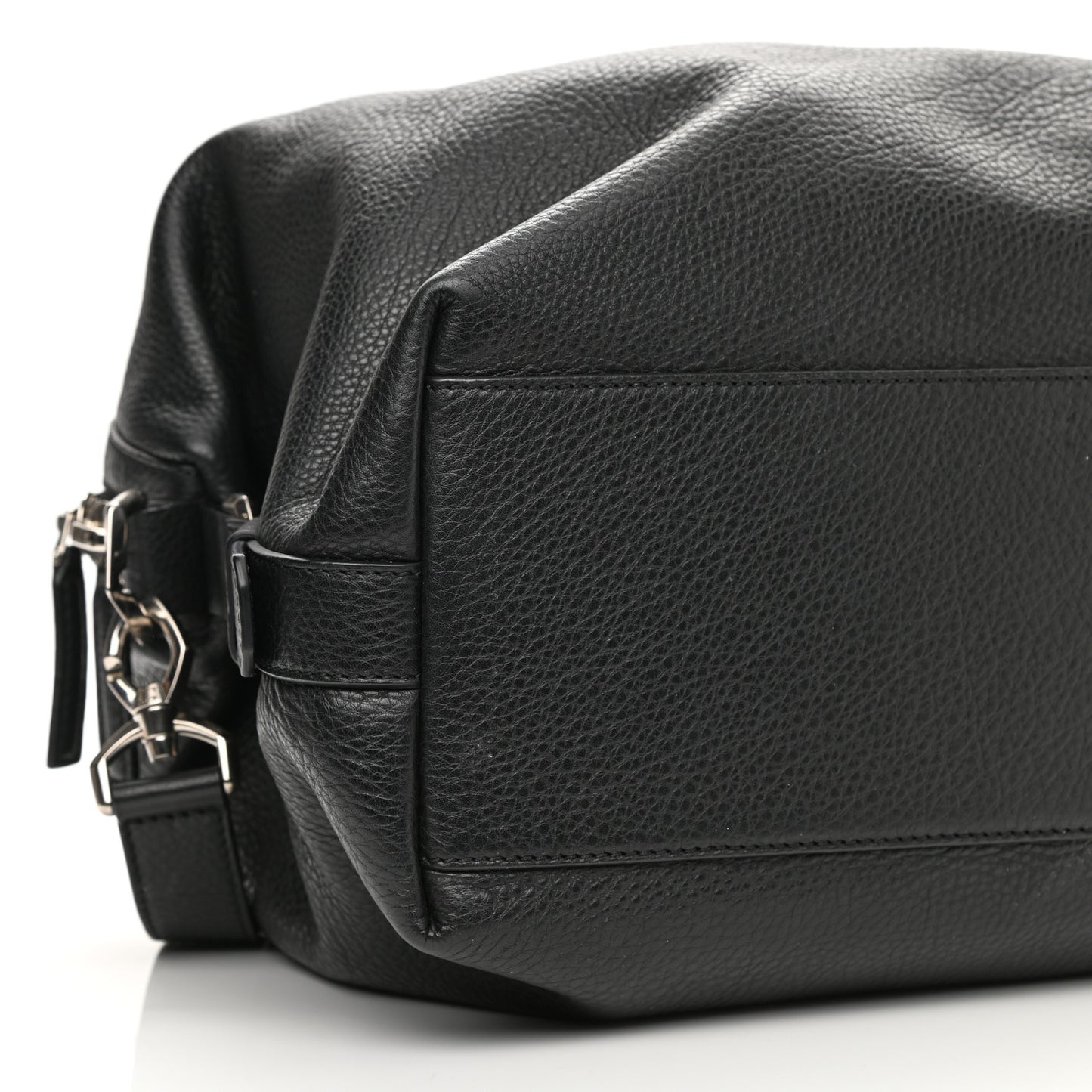 Pebbled Calfskin Small Nightingale Black