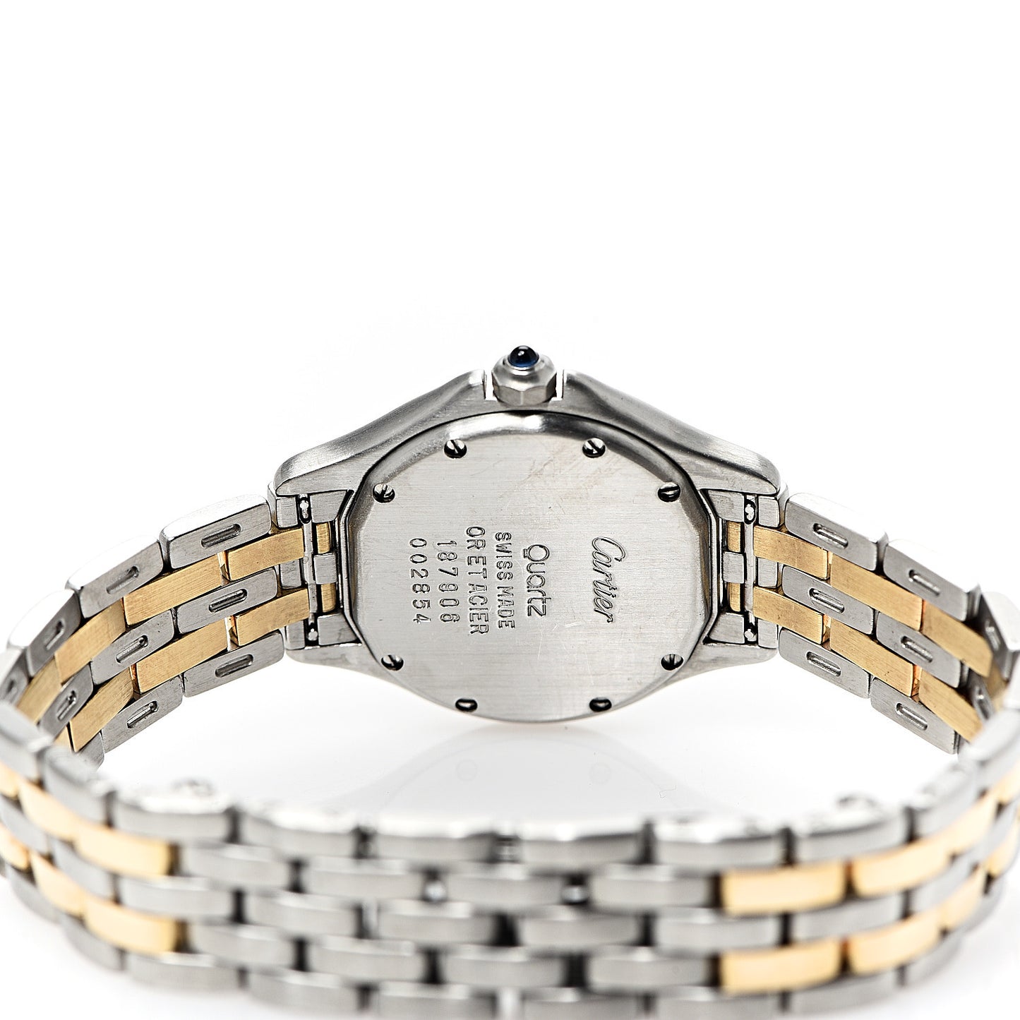 Stainless Steel 18K Yellow Gold 26mm Cougar Quartz Watch