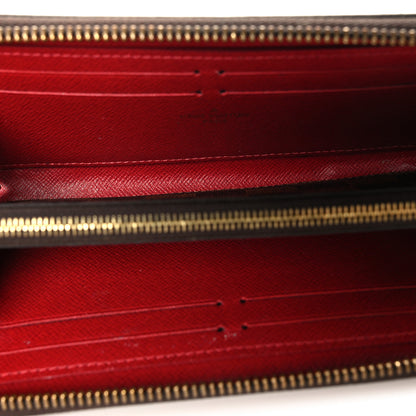 Louis Vuitton Damier Ebene Clemence Wallet Cherry 5 of 6