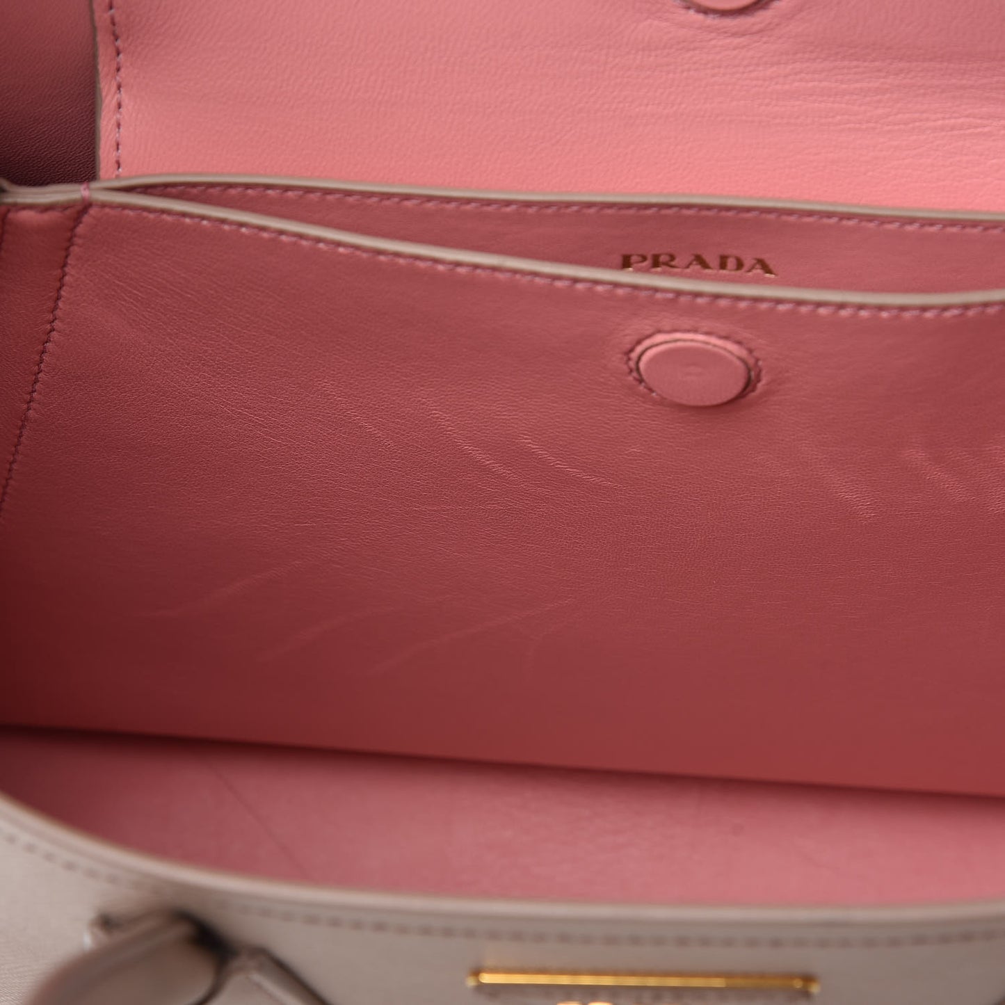 Saffiano Cuir Medium Double Bag Cammeo Rosa