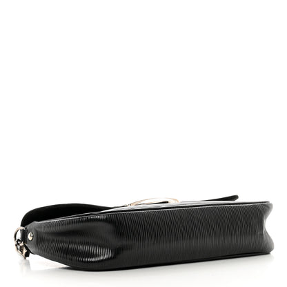 Louis Vuitton Epi Montaigne Clutch Black 4 of 9