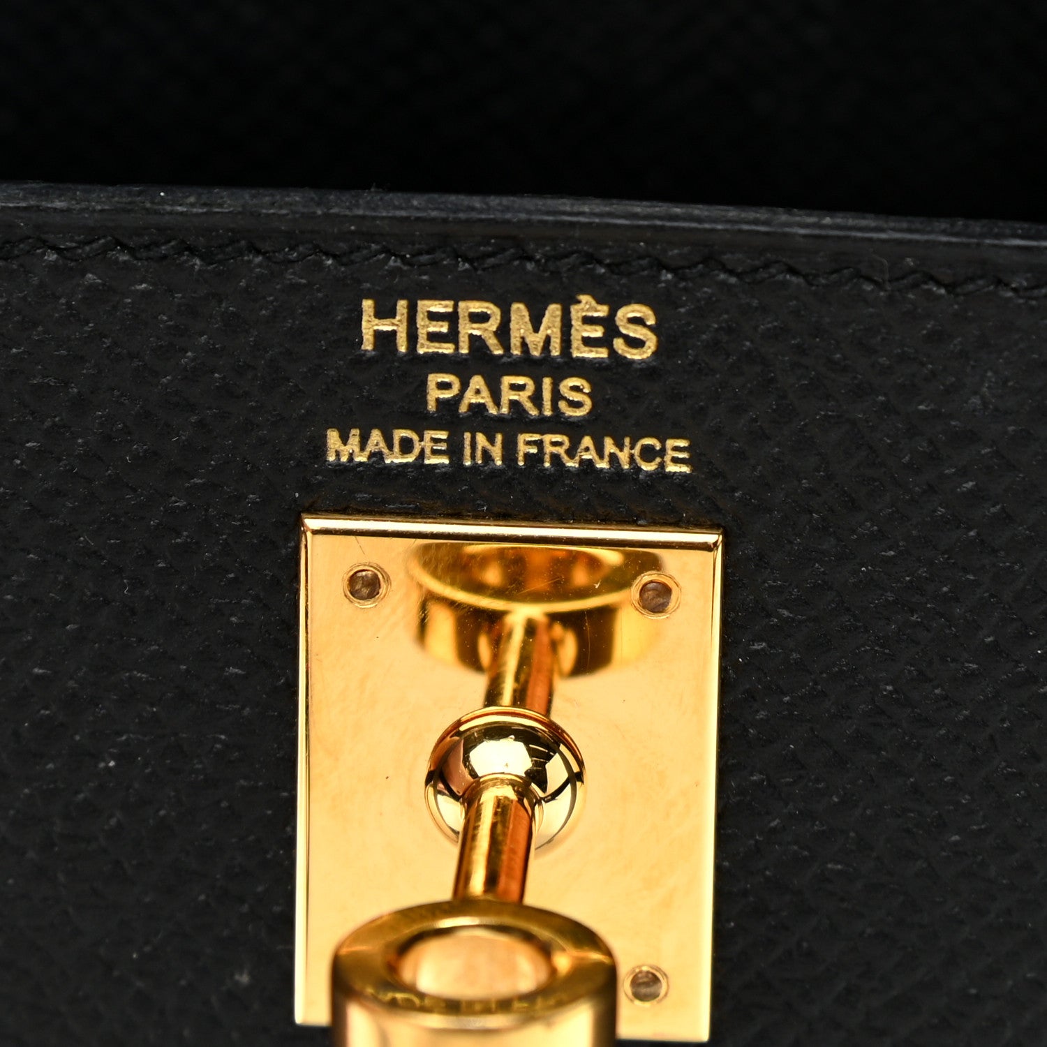 Hermes Epsom Kelly Sellier 25 Black 6 of 11
