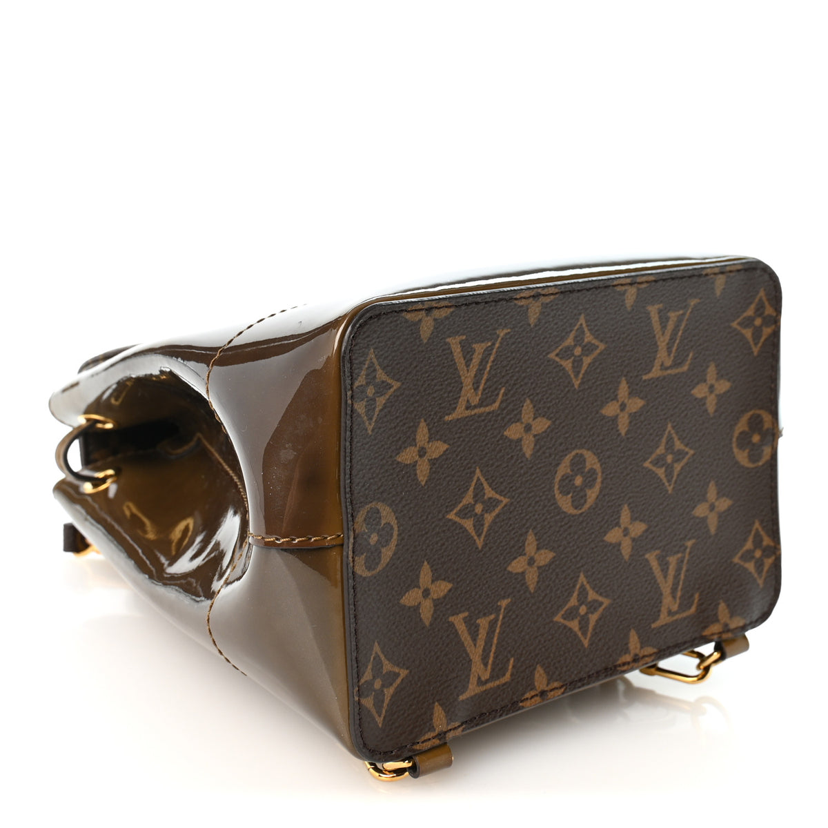 Louis Vuitton Patent Monogram Hot Springs Backpack Vert Bronze 6 of 19