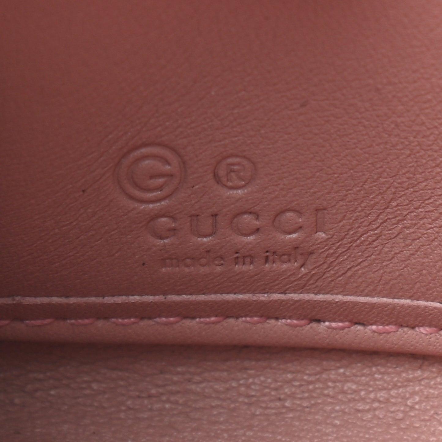 Microguccissima Zip Around Wallet Soft Pink
