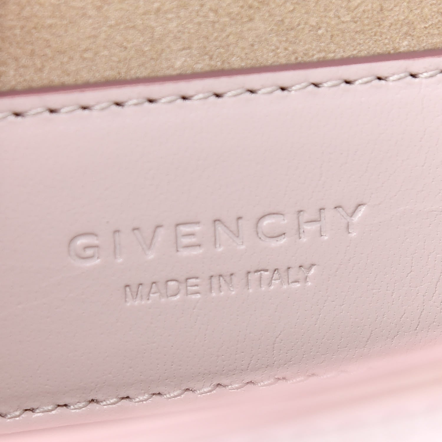Givenchy Goatskin Quilted Small GV3 Shoulder Bag Pale Pink 6 of 8