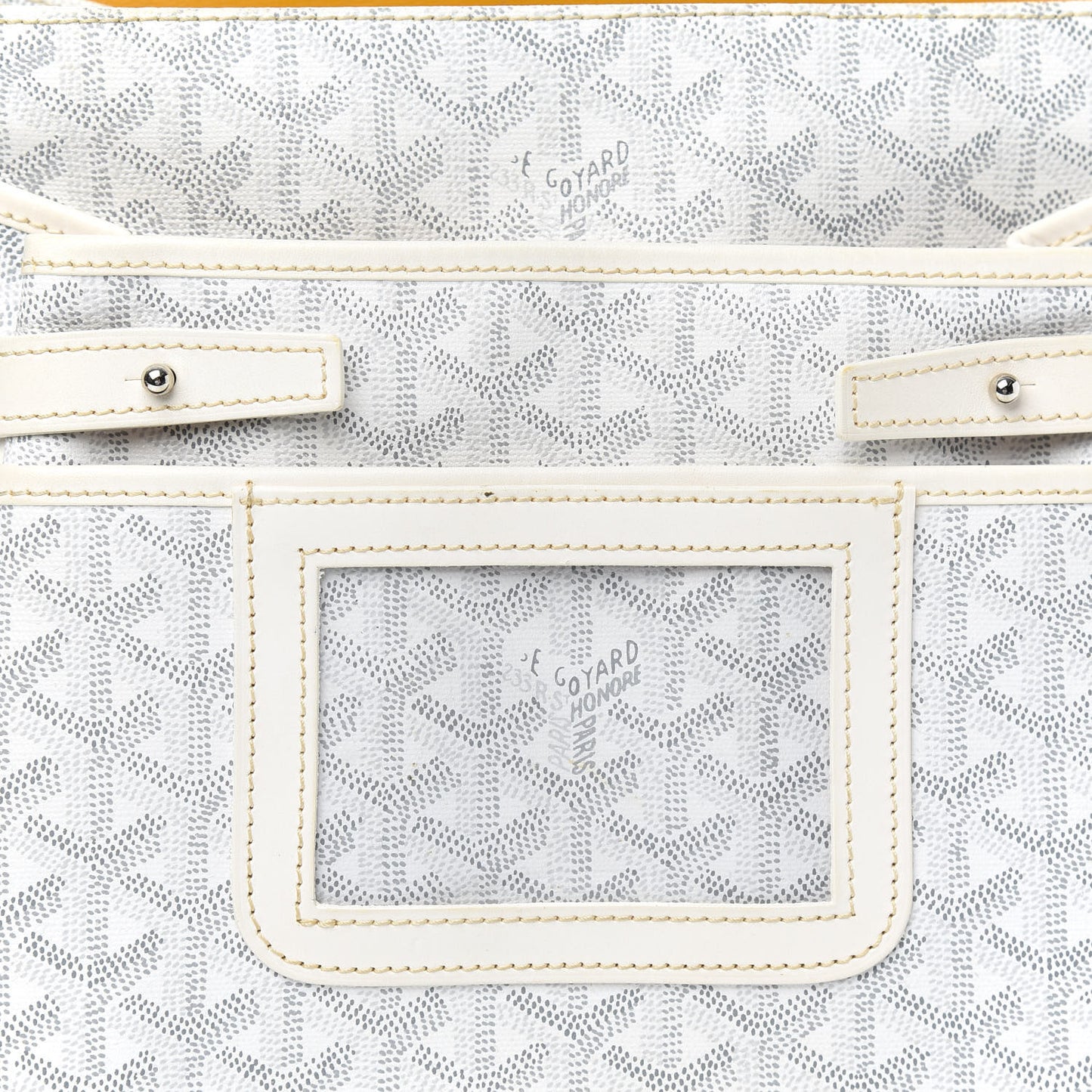 Goyardine Backpack White