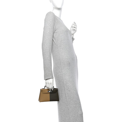 Hermes Epsom Casaque Mini Kelly Sellier 20 Vert Loden Dune Dark Bronze 2 of 11