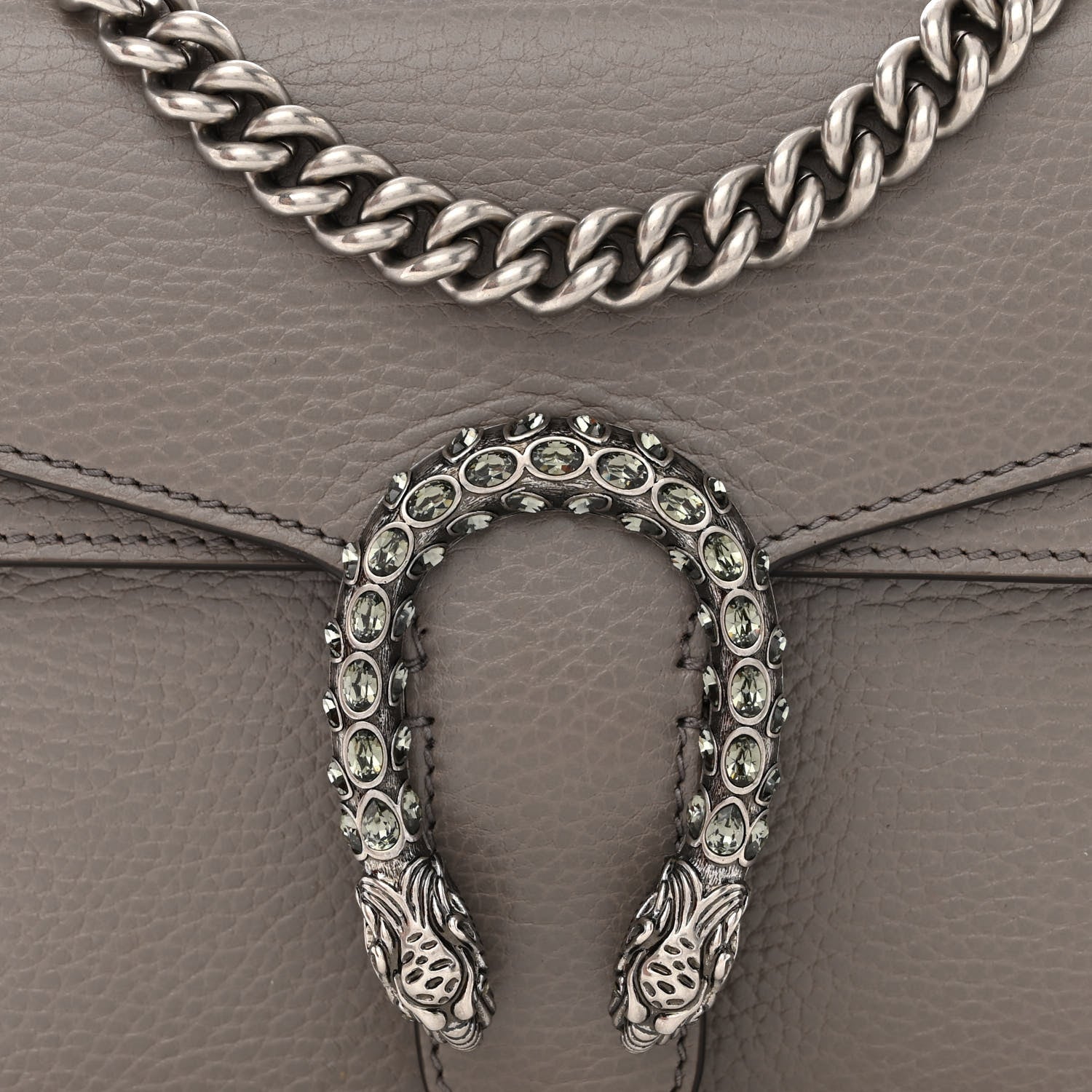 Gucci Calfskin Mini Dionysus Shoulder Bag Dusty Grey 8 of 10