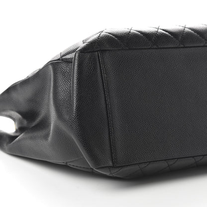 Chanel Caviar Quilted Grand Shopping Tote GST Black 6 of 12