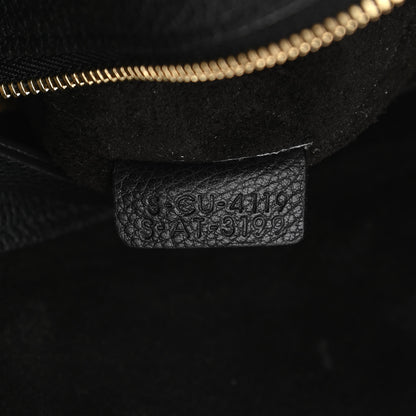 Celine Soft Grained Calfskin Medium Belt Cabas Phantom Black 9 of 10