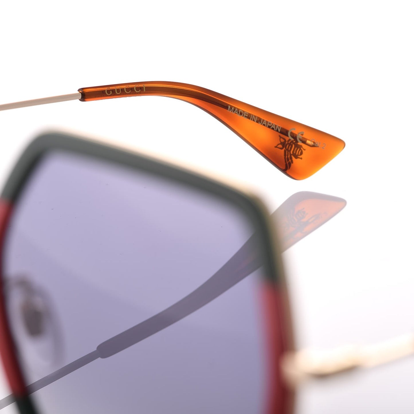 Square Frame Web GG0106S Sunglasses Tortoise