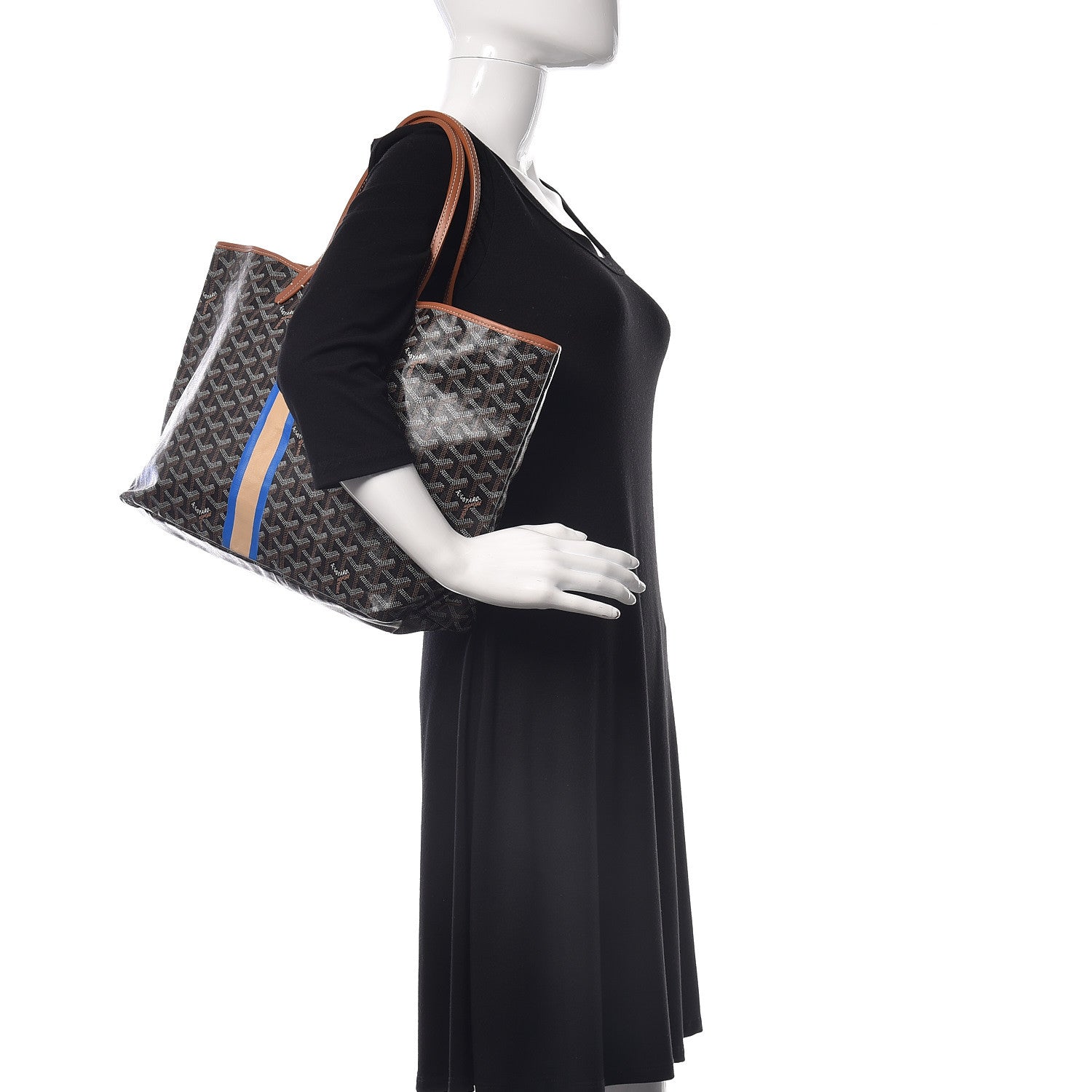 Goyard Goyardine Saint Louis PM Black Gold 2 of 12