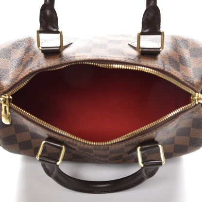Louis Vuitton Damier Ebene Speedy Bandouliere 25 6 of 8