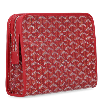 Goyard Goyardine Jouvence Toiletry Pouch MM Red 3 of 10