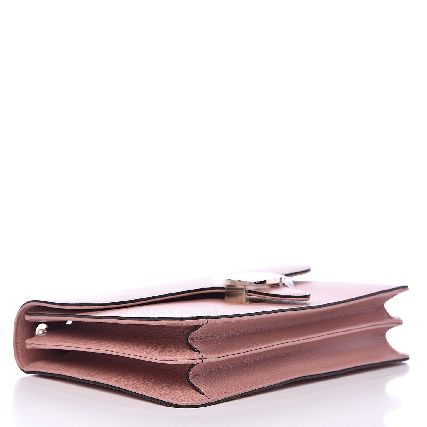 Dollar Calfskin Interlocking G Shoulder Bag Soft Pink