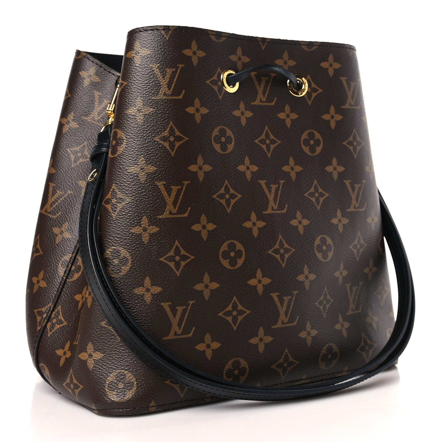 Louis Vuitton Monogram Neonoe MM Black 3 of 9