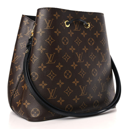 Louis Vuitton Monogram Neonoe MM Black 3 of 9
