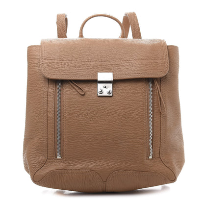 3.1 Phillip Lim 3.1 Textured Calfskin Pashli Backpack Tan 1 of 9