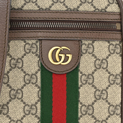 Gucci GG Supreme Monogram Web Mini Ophidia Messenger Brown 8 of 10