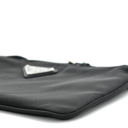 Prada Re-Nylon Saffiano Pouch Wristlet Black 9 of 9