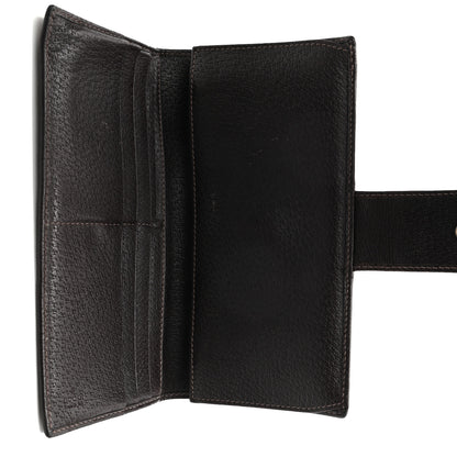 Gucci Monogram Abbey Continental Wallet Dark Brown 4 of 11