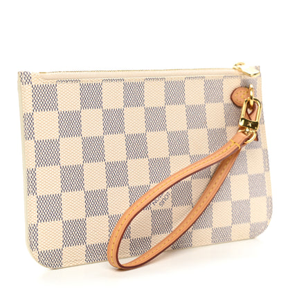 Louis Vuitton Damier Azur Neverfull PM Pochette 3 of 7