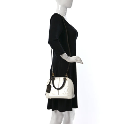 Louis Vuitton Patent Monogram Alma BB White 3 of 8
