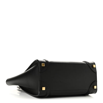 Celine Smooth Calfskin Micro Luggage Black 3 of 8