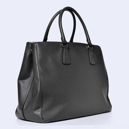Prada Saffiano Lux Large Galleria Double Zip Tote Grafite 7 of 20