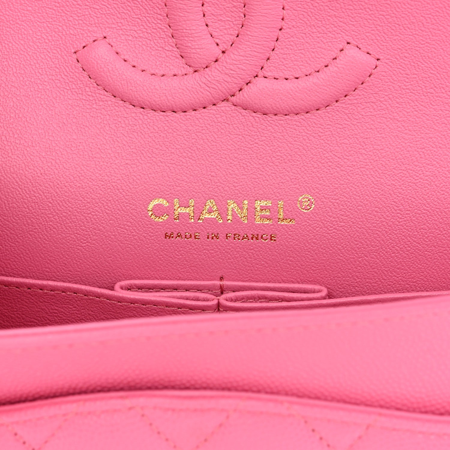 Chanel Caviar Quilted Medium Double Flap Pink 6 of 10