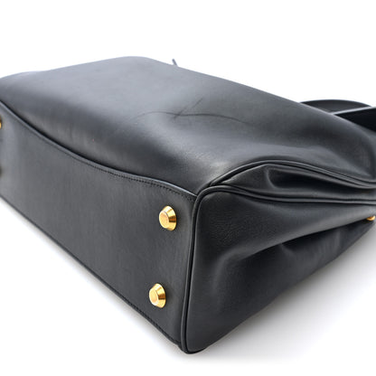 Balenciaga Natural Smooth Calfskin Medium Rodeo Top Handle Handbag Black 9 of 9