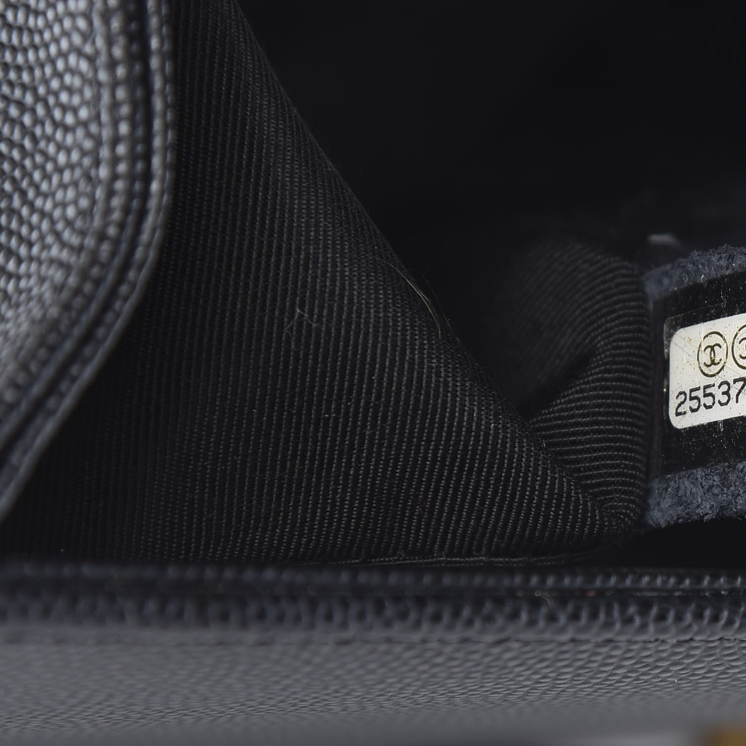 Chanel Caviar Quilted Medium Boy Flap Black 7 of 14