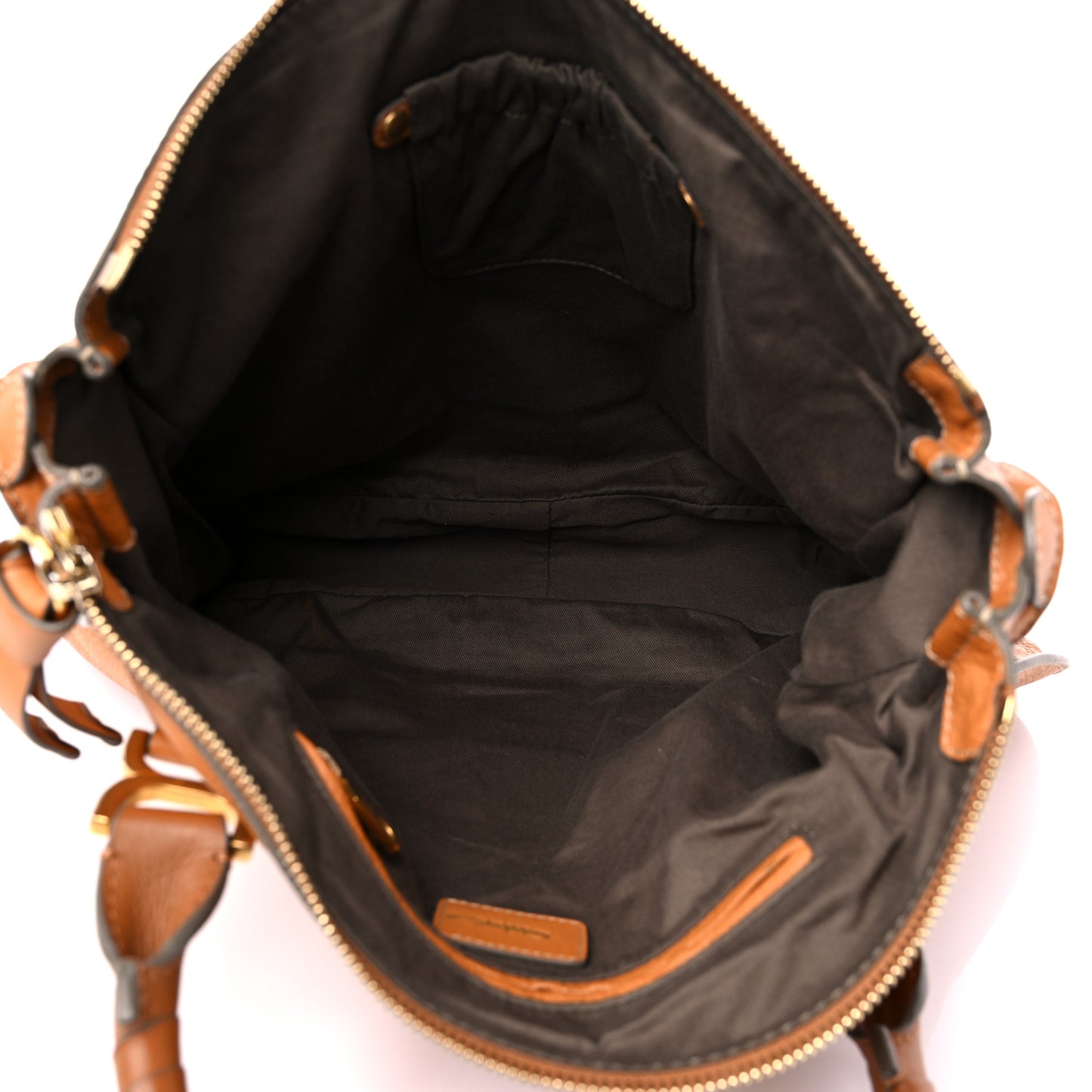 Calfskin Medium Marcie Satchel Brown Sugar