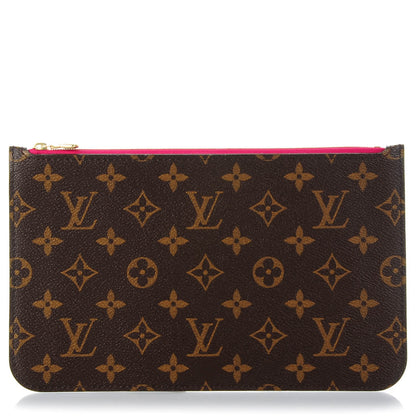 Louis Vuitton Monogram Neverfull MM GM Pochette Pivoine 1 of 8