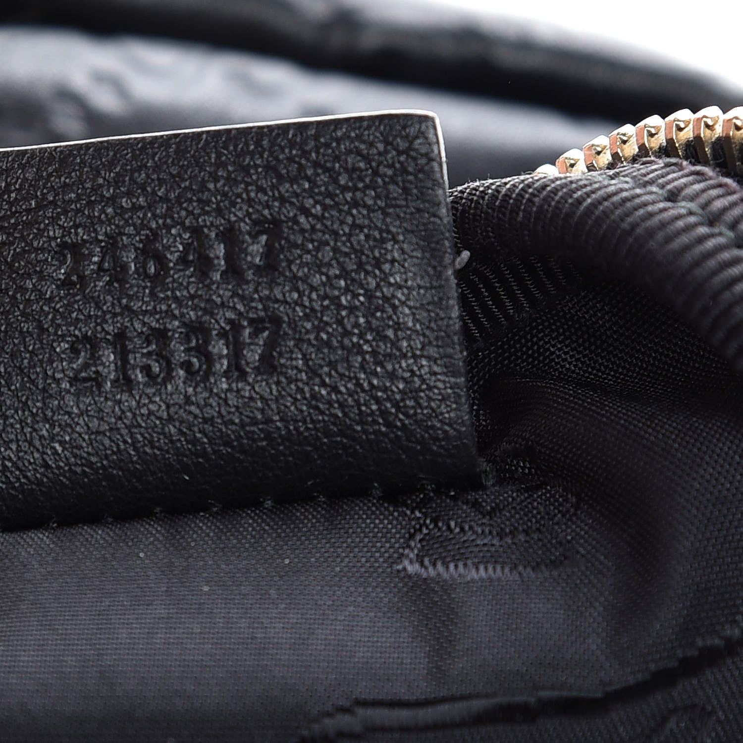 Gucci Guccissima Belt Bag Black 7 of 11