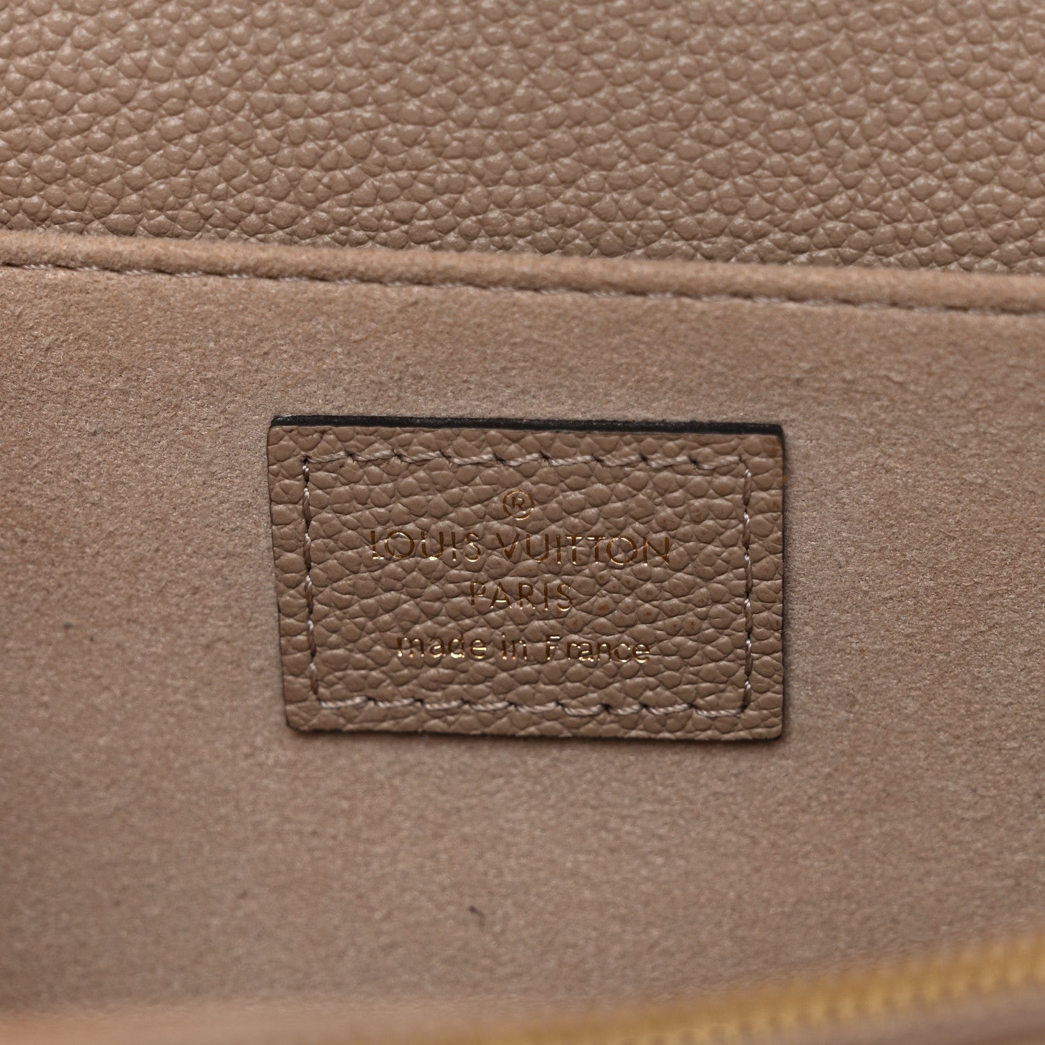 Louis Vuitton Empreinte Monogram Giant Pochette Metis East West Tourterelle Creme 6 of 11