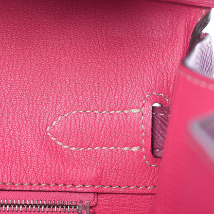 Hermes Epsom Candy Birkin 30 Tosca Rose Tyrien 20 of 33