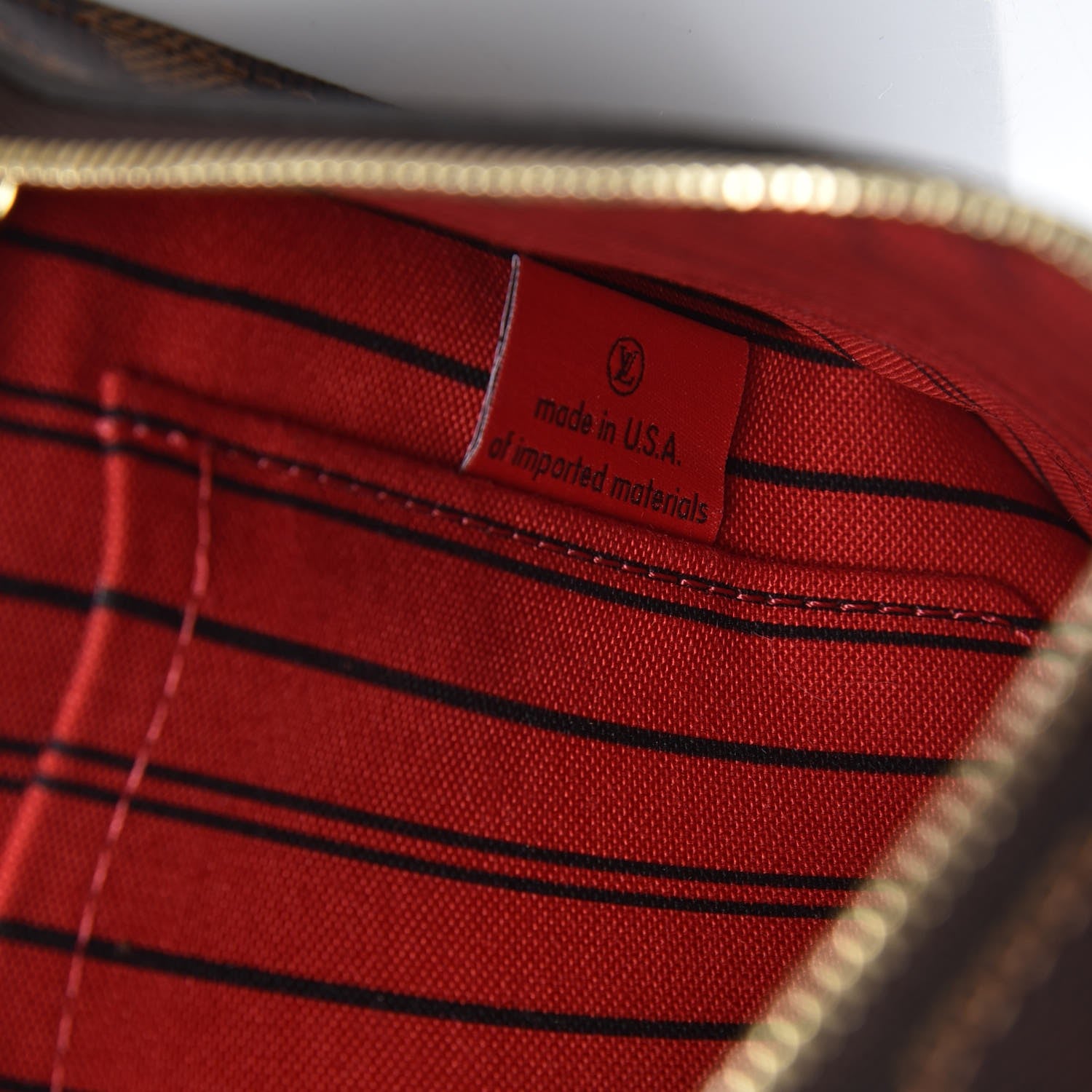 Louis Vuitton Damier Ebene Neverfull MM GM Pochette 7 of 8