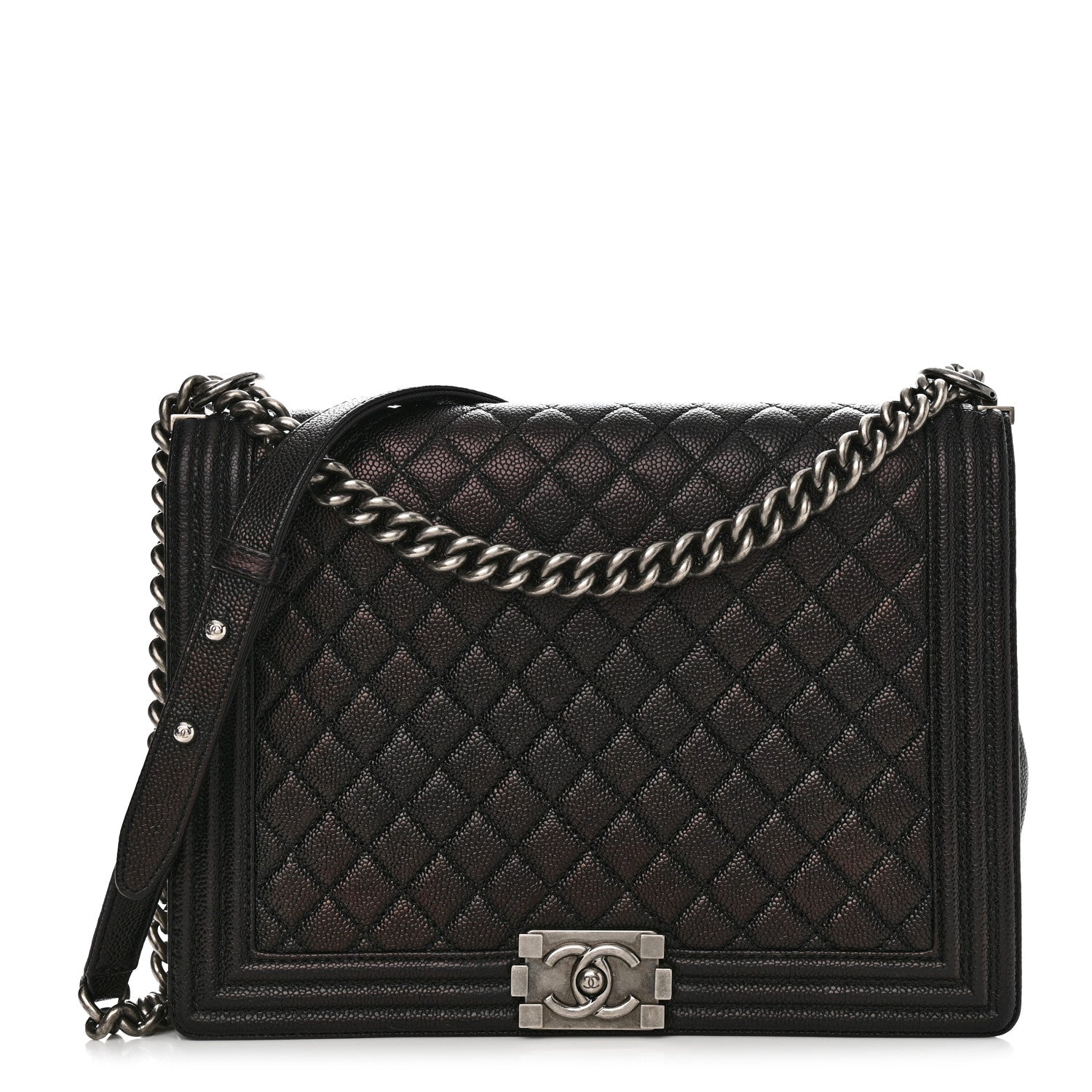 Chanel Caviar Quilted Large Boy Flap Black 1 of 11