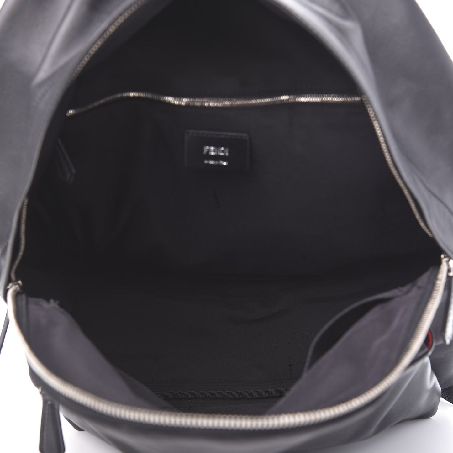 Nylon Vitello Liberty Vitello Dolce Monster Eyes Rounded Backpack Black Sunflower