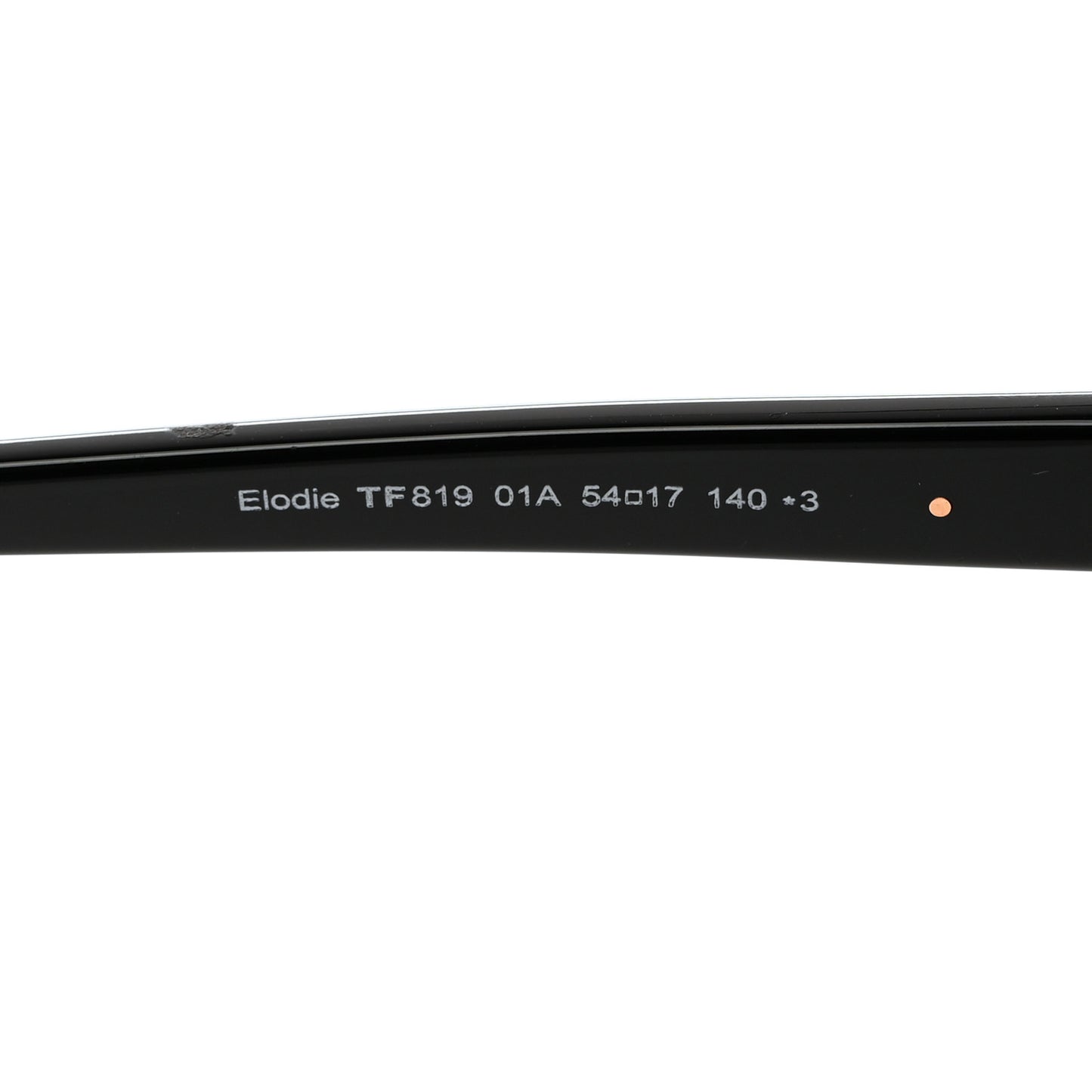 Acetate Elodie TF819 Sunglasses Black