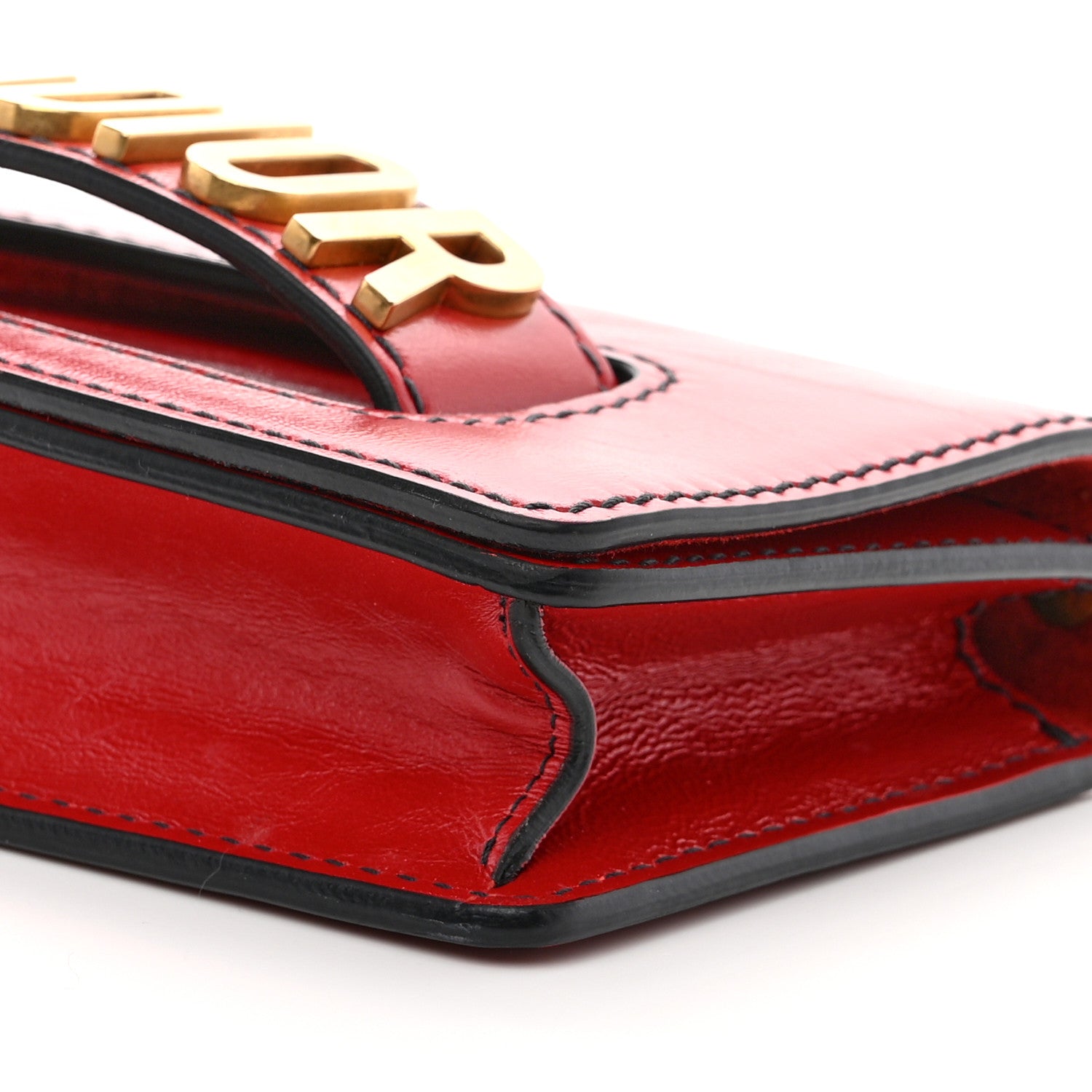 Christian Dior Calfskin Mini J'Adior Chain Flap Bag Spicy Red 8 of 8