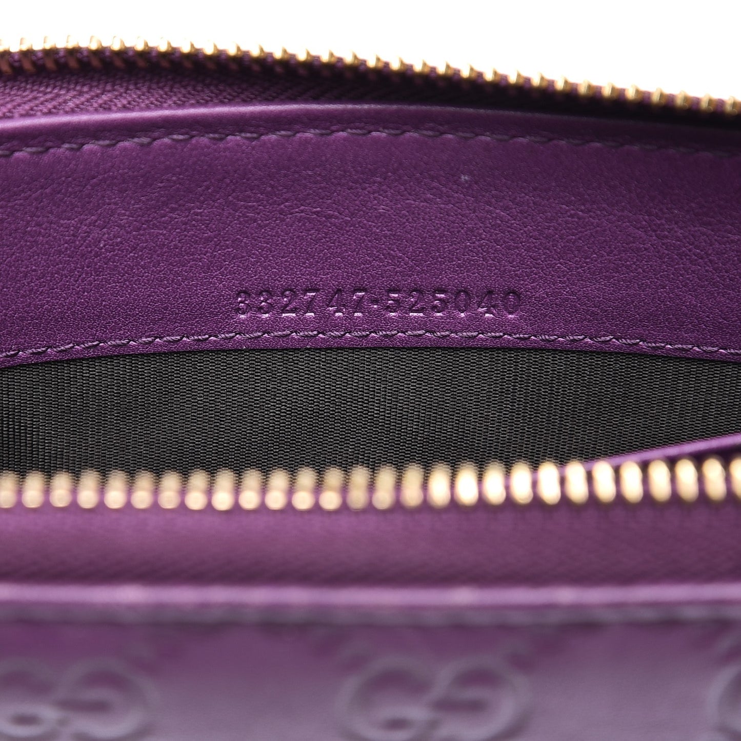 Guccissima Donna Long Wallet Purple