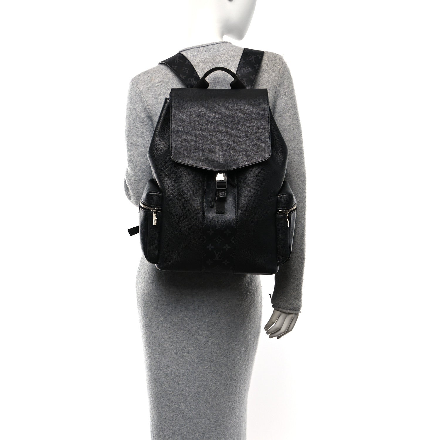 Louis Vuitton Taigarama Outdoor Backpack Black 2 of 9