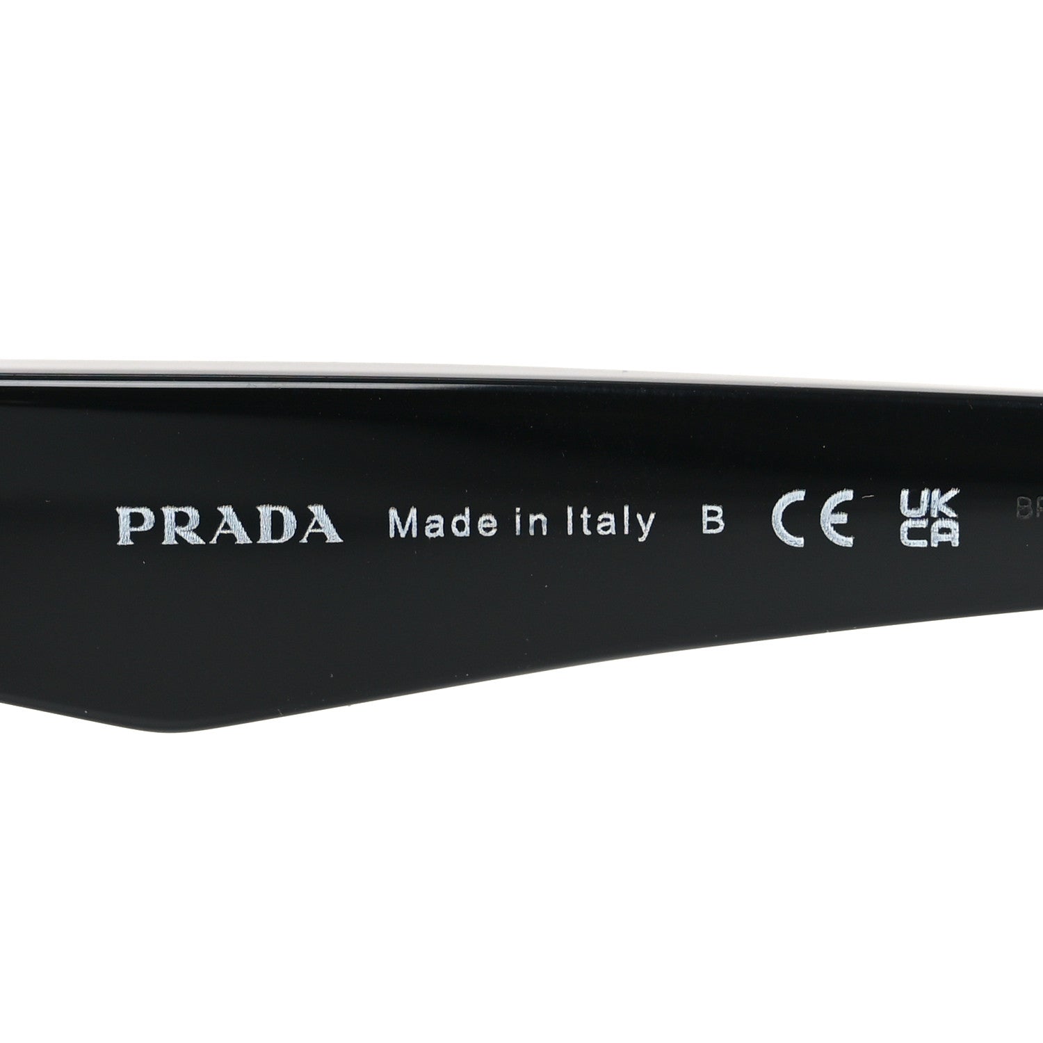 Prada Acetate Symbole Sunglasses SPR B06 Black 5 of 7