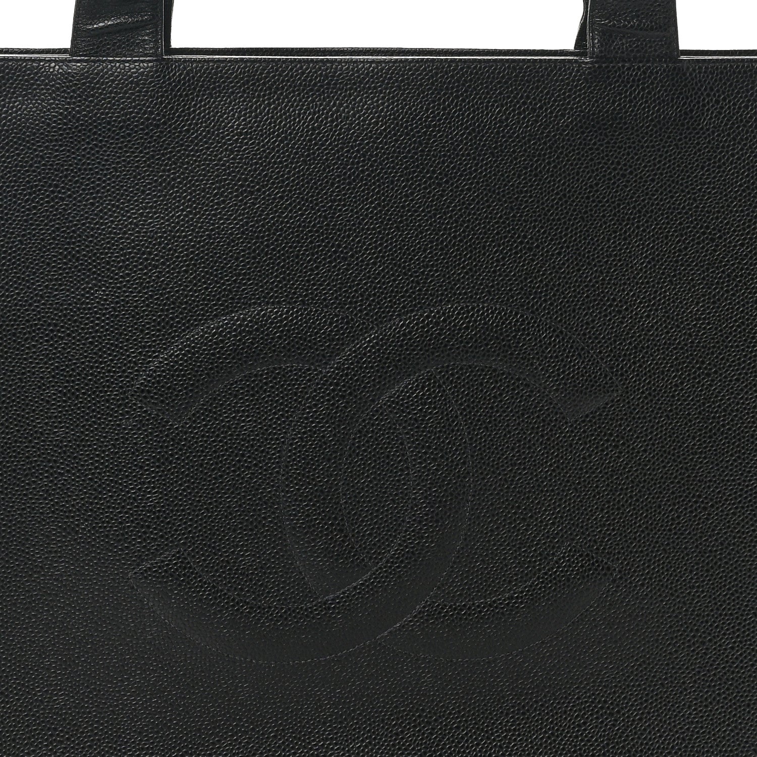 Chanel Caviar CC Tote Black 8 of 10